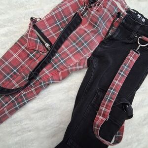 Hot Topic Split Color Jeans